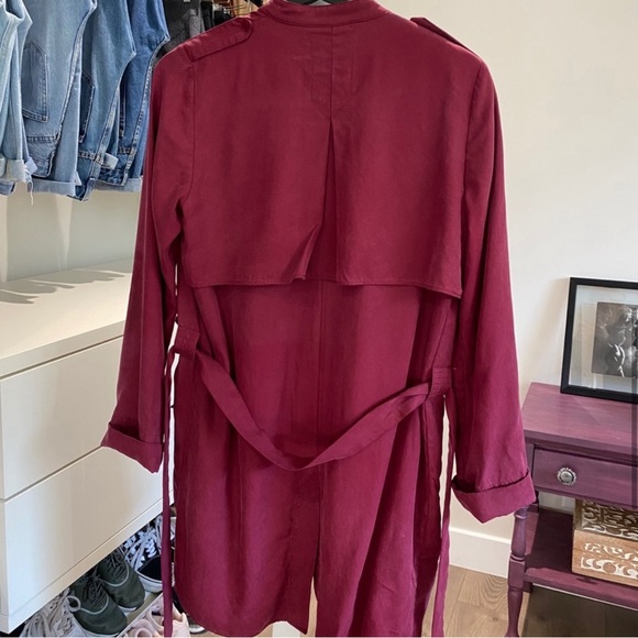 Zara light long trench coat - Picture 6 of 7